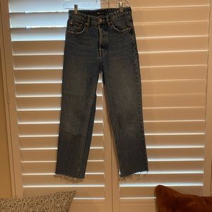 Zara straight leg jeans